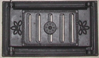 Дверца чугунная каминная поддувальная ДПК 310*180, Балезино