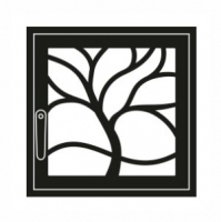 Дверца каминная ГрейВари Флора L, 526х508 мм