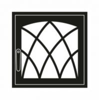 Дверца каминная ГрейВари Готика L, 526х508 мм