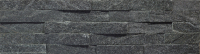 Плитка Кварцит черный 150*600*15-20мм (0.63м2)