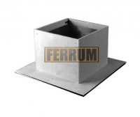 Разделка Феррум потолочная нержавеющая (430/0,5 мм), 600 ф280 (ППУ Н)