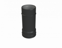 Дымоход Grill'D нержавеющий (430/0,8 мм) ф115 L=0,25м, черный