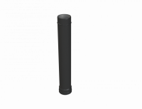 Дымоход Grill'D нержавеющий (430/0,8 мм) ф115 L=0,75м, черный