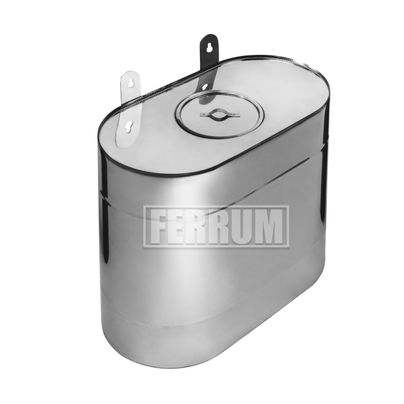 Бак Феррум Комфорт выносной 60 л нержавеющий (AISI 201/1,0 мм) вертикальный эллипс