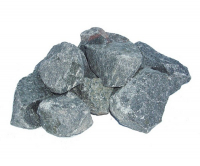 Камень для бани Габбро-диабаз обвалованный 20 кг коробка