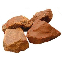 Камень для бани Яшма сургучная окатанная, 15 кг, ведро