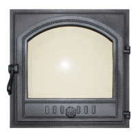 Дверца Fireway чугунная каминная (К505) 410x410 мм