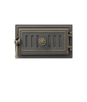 Дверца Везувий чугунная поддувальная (236) 185*320 мм бронза