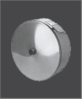 Заглушка Феррум М внешняя нержавеющая (430/0,5 мм) ф180 с конденсатоотводом