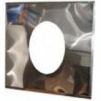 Разделка Феррум потолочная декоративная нерж. (430/0,5 мм), 500*500, с отв. ф120, в пленке***